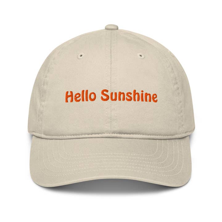 Restored By Nature Company - Wholesale Baseball Cap - Unisex - Organic Dad Hat - Hello Sunshine47