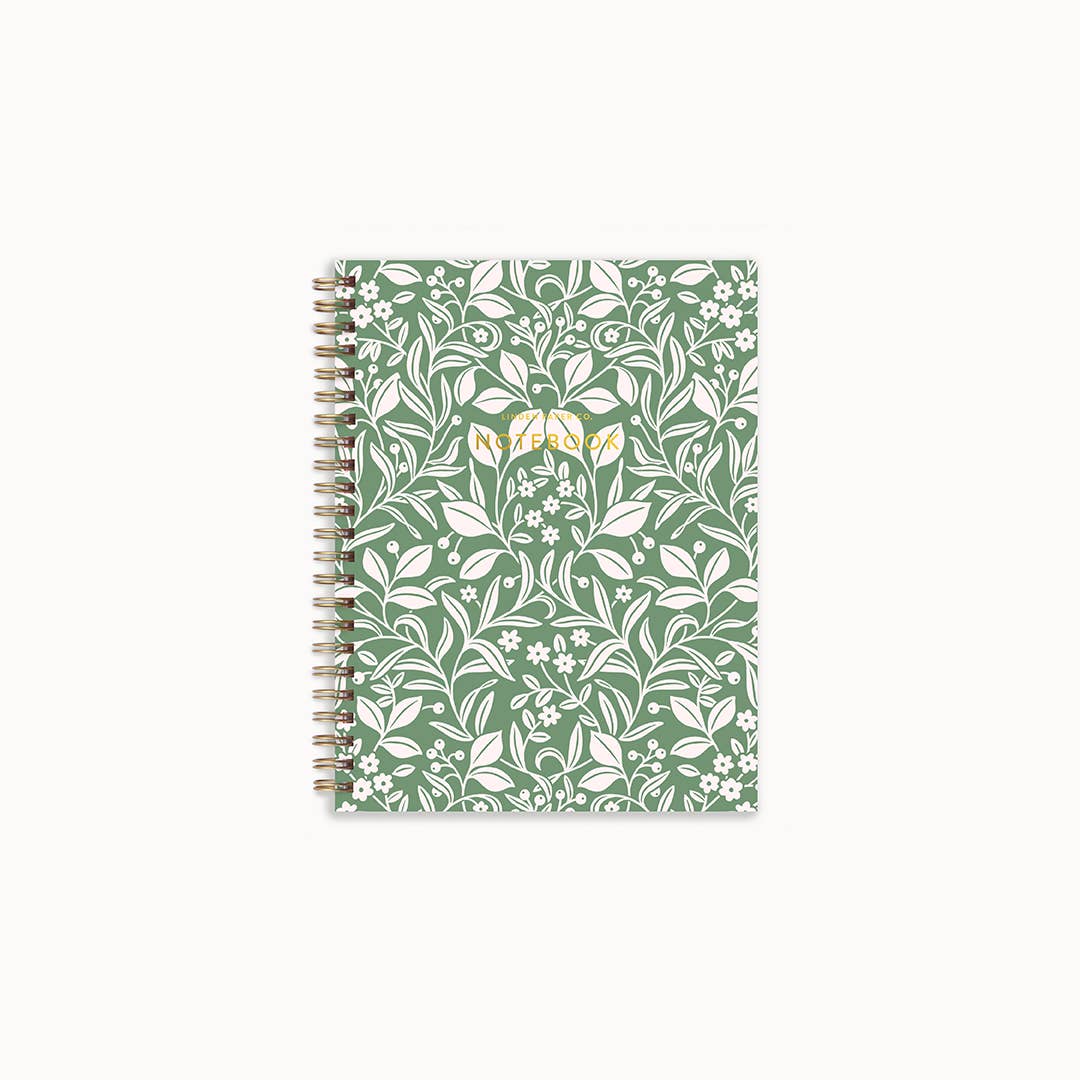Linden Paper Co. - Wholesale Notebook - Meadowlace Notebook | Spiral Lined Notebook0