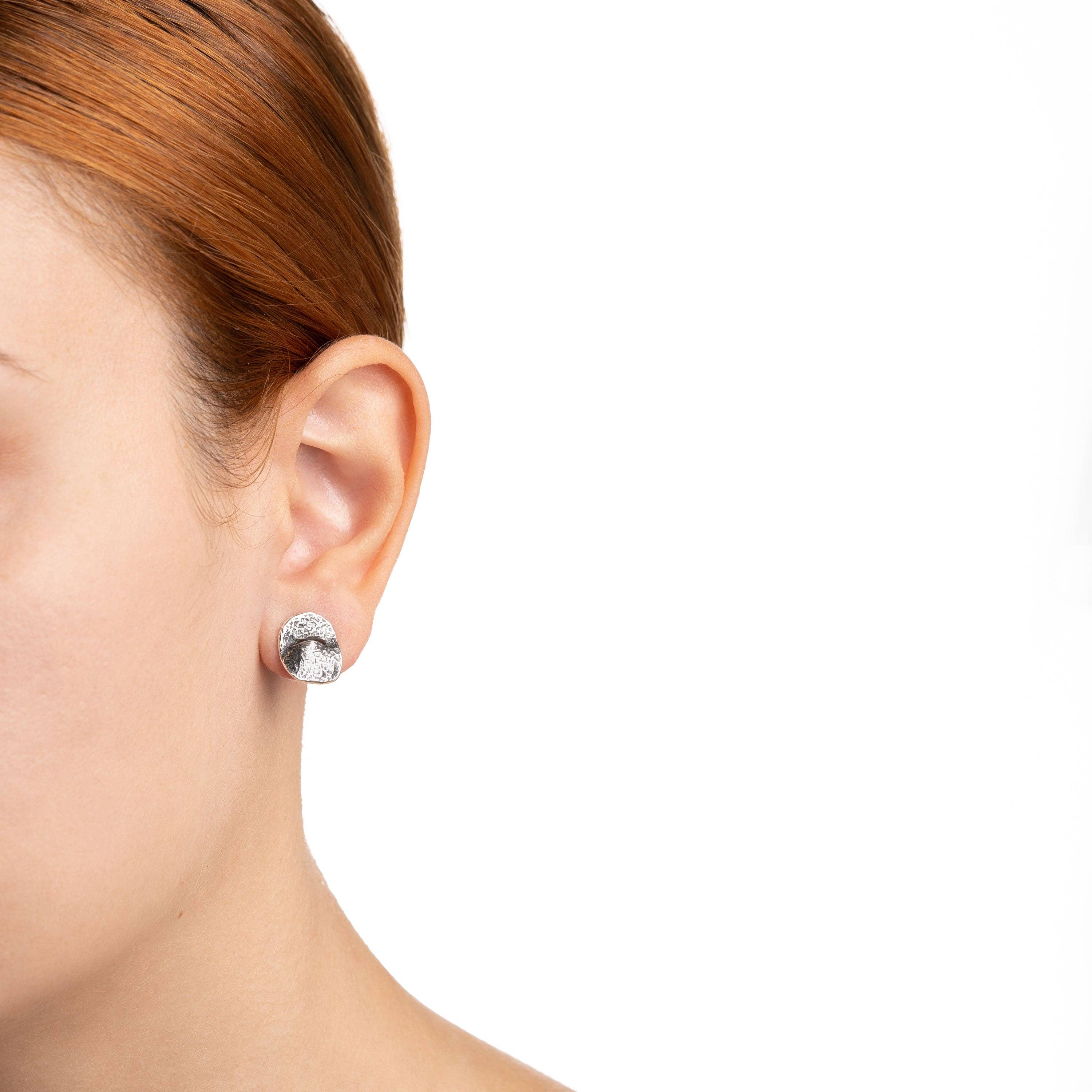 Mandile Gioielli - Wholesale Stud/Post Earrings - Unisex stud earrings 925 silver - ORA041a1