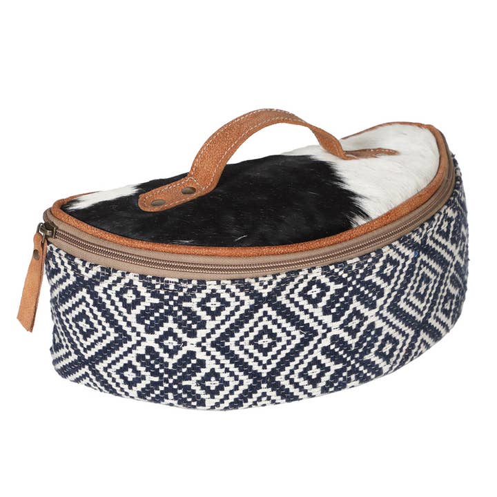 LS Western - Wholesale Jewelry Box/Organizer - OHV250 Jewelry Case Upcycled Canvas Ladies Bag