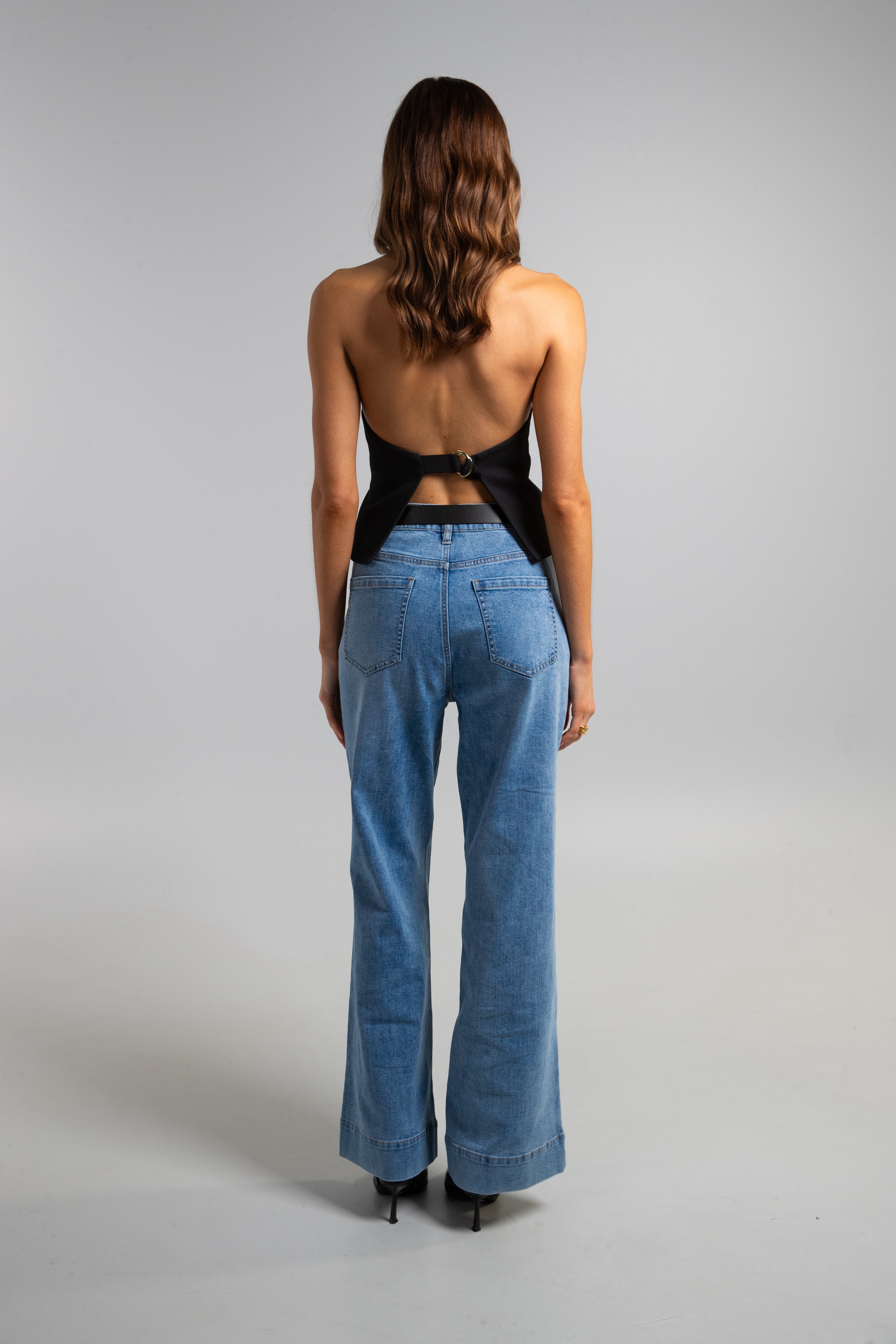 Two Fold – Engroshandel Jeans - Dame – Eden Jean – Blå Denim5