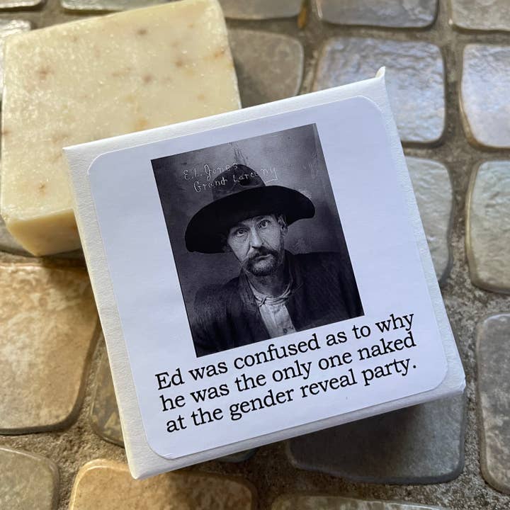 The 3 Sisters Design Co. - Wholesale Bar Soap - Big House Soap, Ed was confused as to why he was...