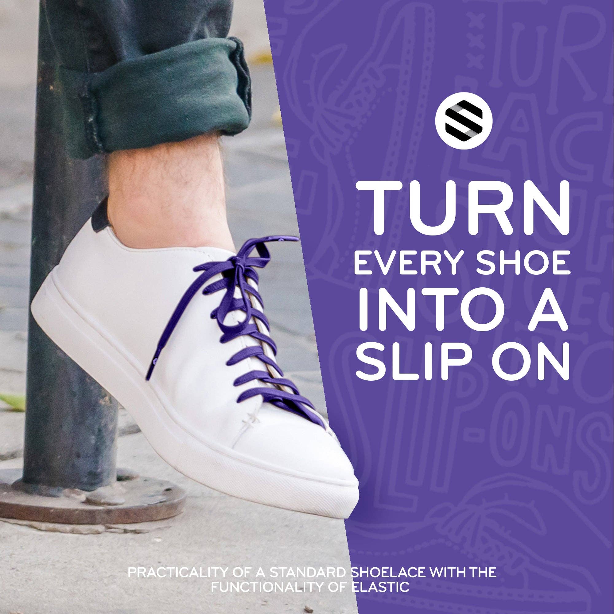 The Original Stretchlace - Vendita all'ingrosso Lacci per scarpe - Unisex - Lacci per scarpe elastici piatti90