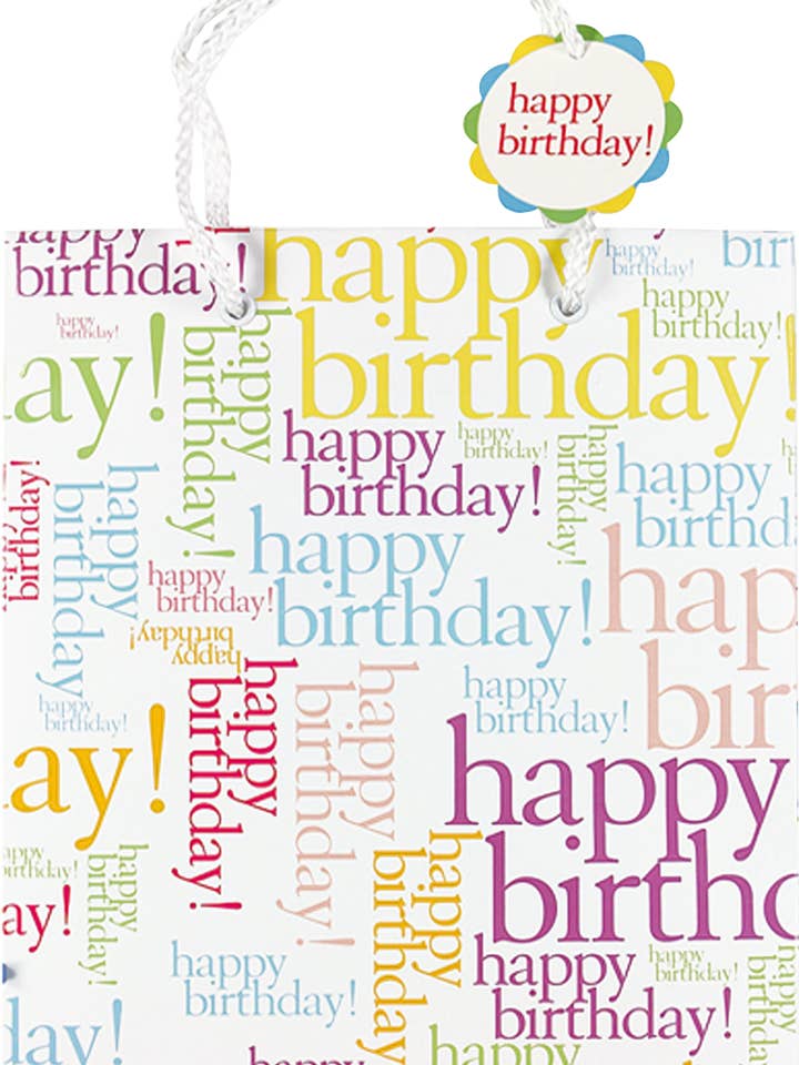 Happy Birthday Gift Bag for wholesale by Peter Pauper Press