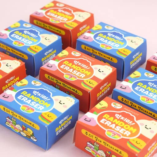 K_Wonderland - Wholesale Eraser - Yummy Snack Miniature Random Eraser Box