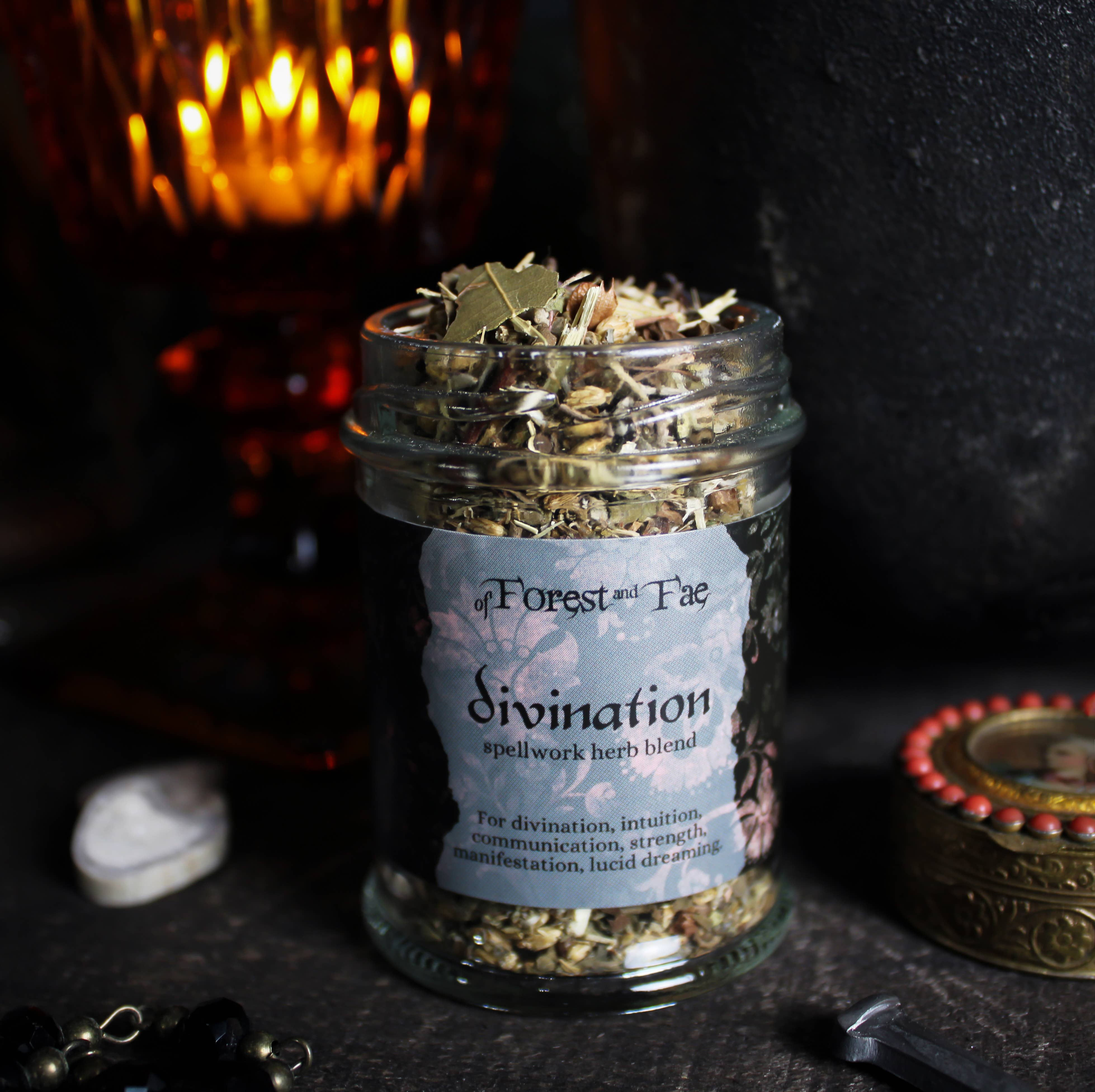 of Forest and Fae – wholesale Meditationsprodukter – Divination Spellwork Herb Blend • Lucid Dreams • Trolldom6