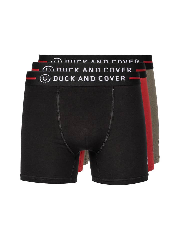 Duck and Cover - Wholesale Underwear - Men's - Scorla Boxers 3pk Olive