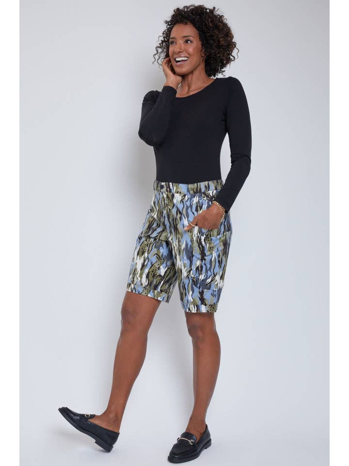 YMI – Engroshandel Shorts – Kvinder – Missy brede ben bermuda shorts med store lommer