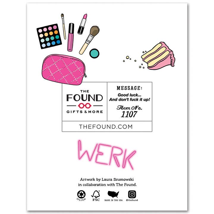 THE FOUND - Wholesale Birthday Card - RuPaul Drag Queen Happy Birthday Card2