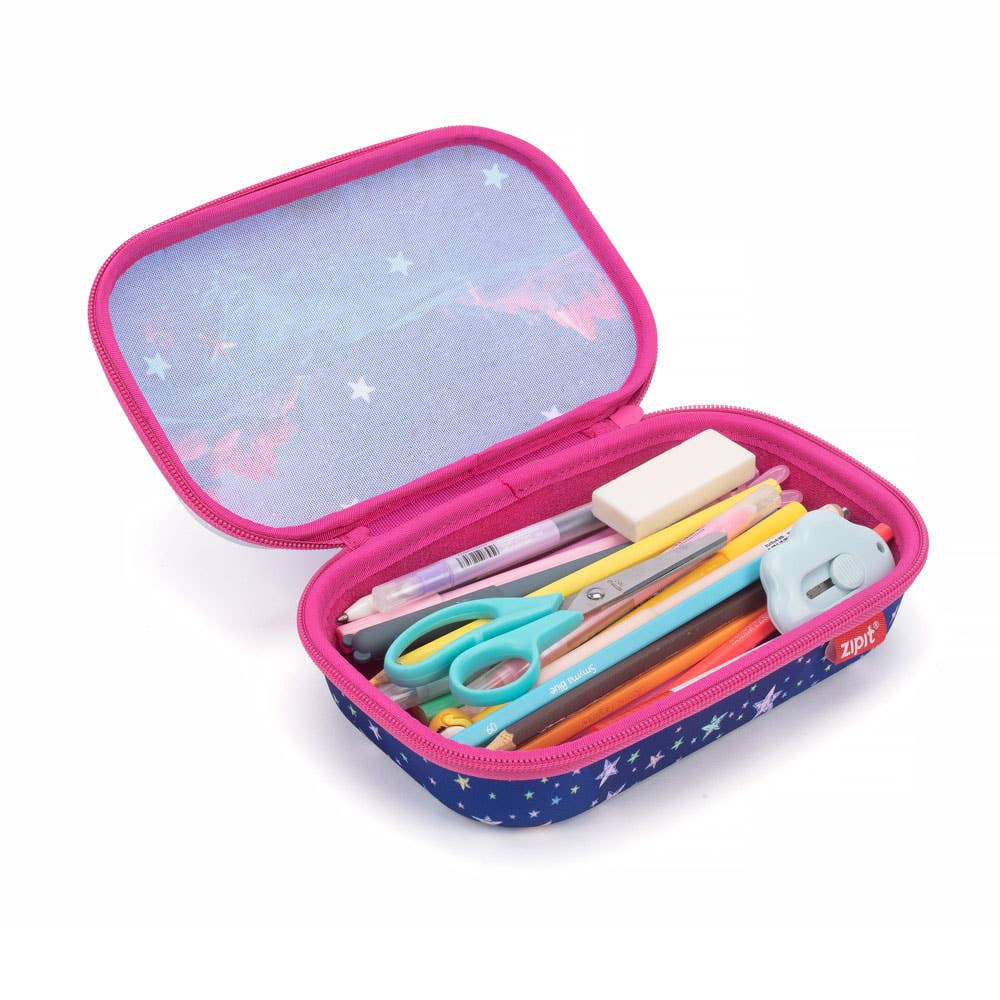 ZIPIT – wholesale Pencil case/pouch – ZIPIT Stars Clear Top Box, Pencil Case, Gift for Girls3