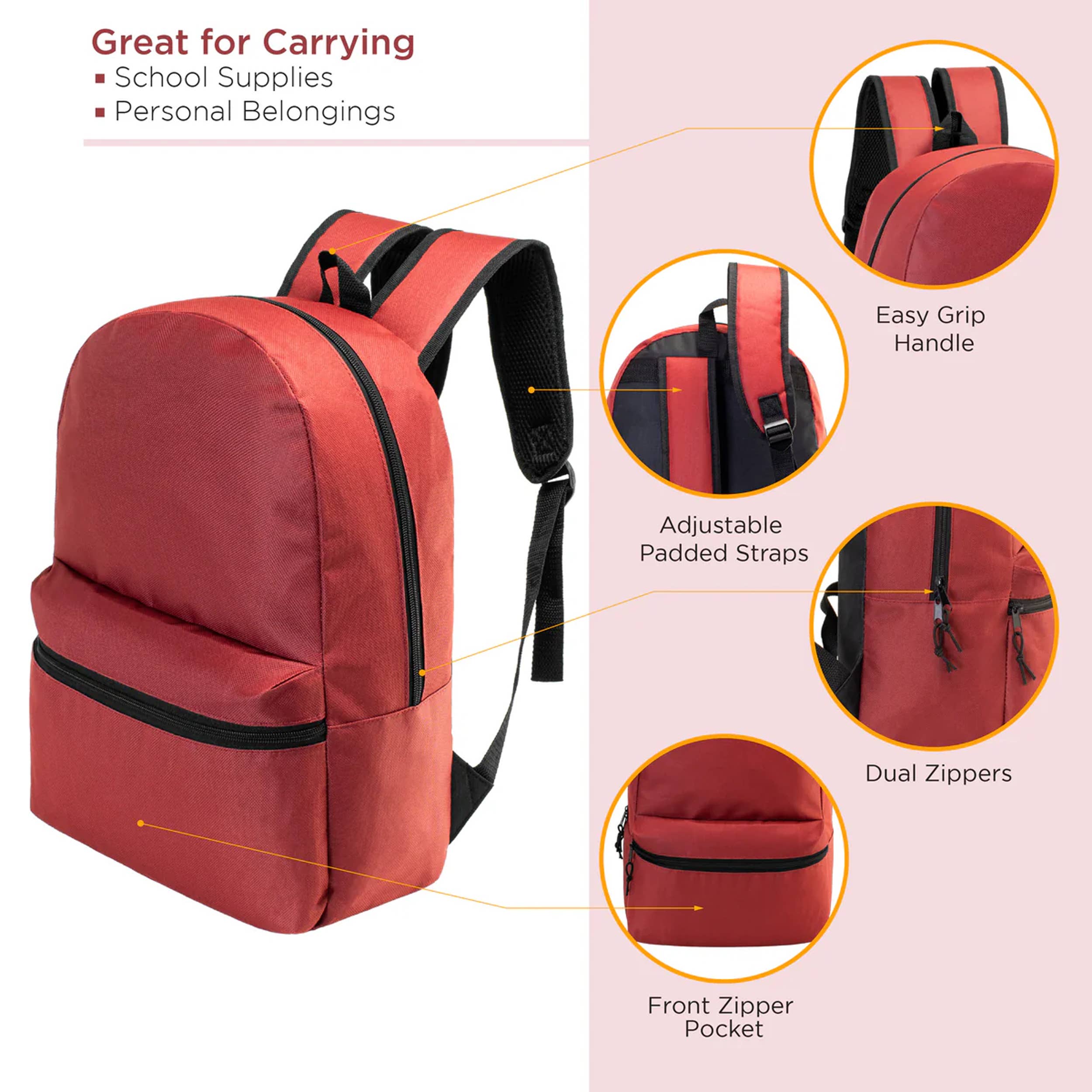 Happy PoP - Wholesale Backpack - Unisex - Fashionable Backpacks For Back To School Kids- Assorted2
