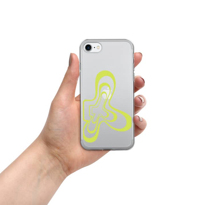 Kickback Club - Wholesale Phone Case - Women's - Groovy Flower Clear Case for iPhone®19