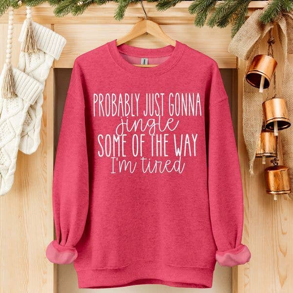 K and M Designs - Wholesale Sublimation Transfer - Probably Just Gonna Jingle White DTF Transfer0