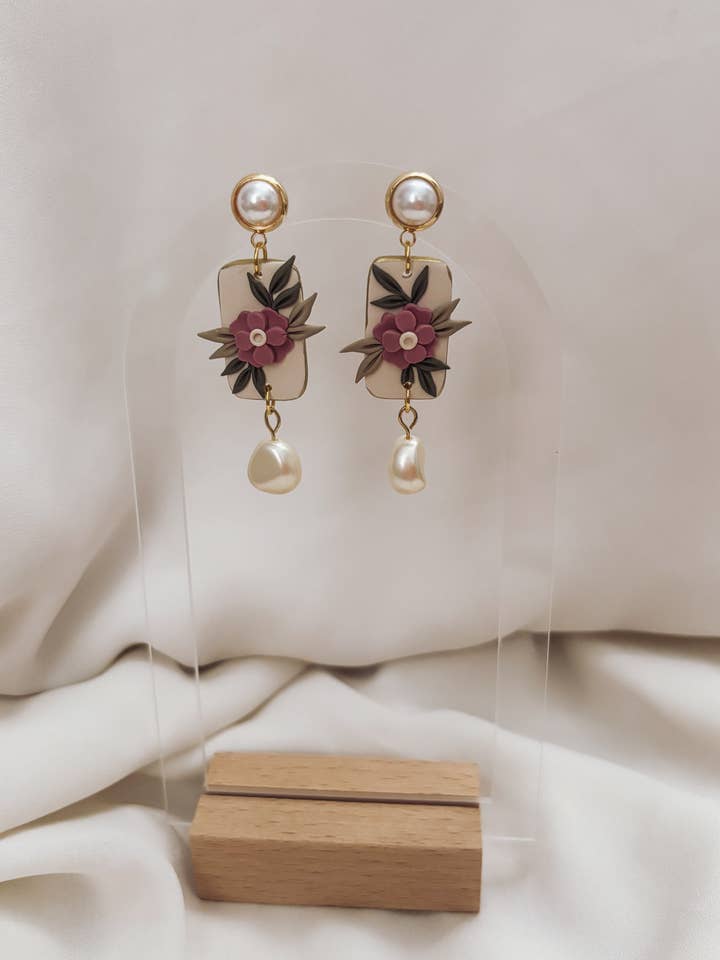 "Sophie" Earrings, Bridgerton-Inspired, Spring Earrings for wholesale by Placed by Grace