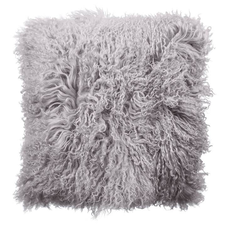 Van Buren - Wholesale Throw/Decorative Pillow - Tibetan sheepskin cushion 45x45cm | 14 colors