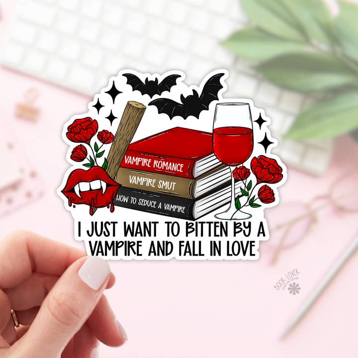 Vampire Romance Stickers / Bookish Stickers / Book Lover for wholesale by Book Lover Merch Shop