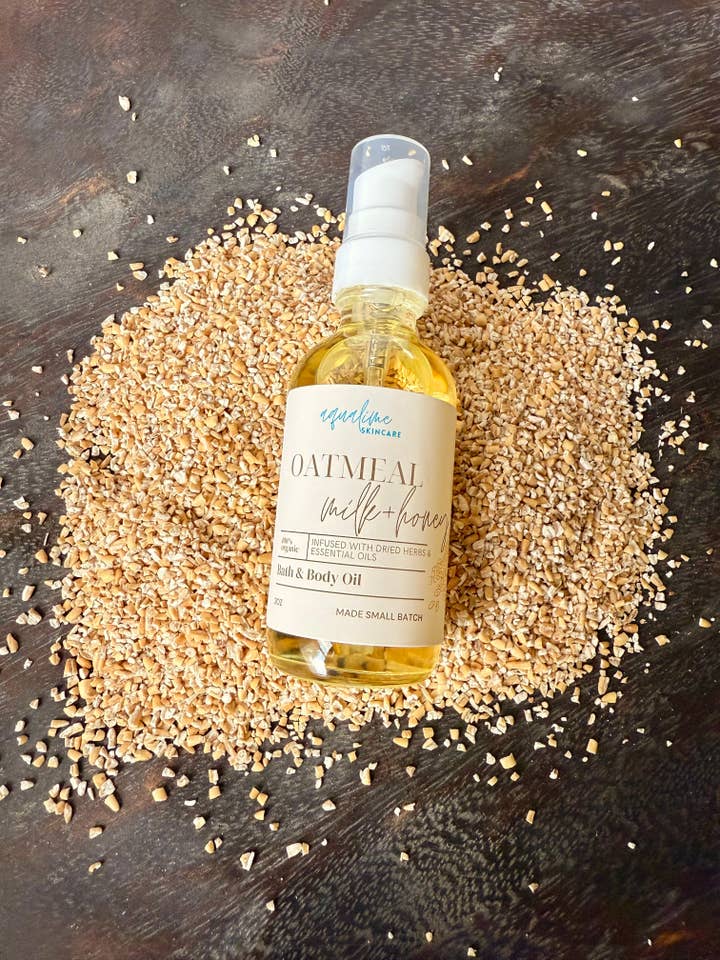 Oatmeal Milk & Honey Body Oil for wholesale by Aqualime