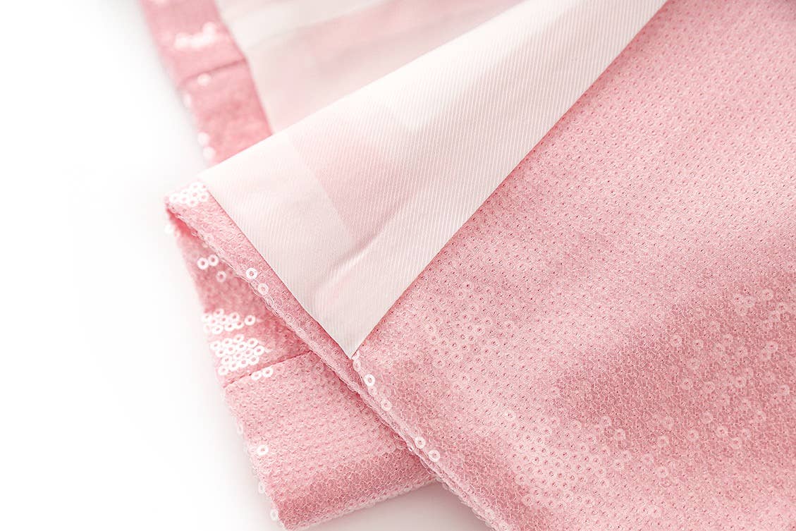 Roze BL078 Roze blazer met pailletten en veren voor dames voor groothandel op Faire9