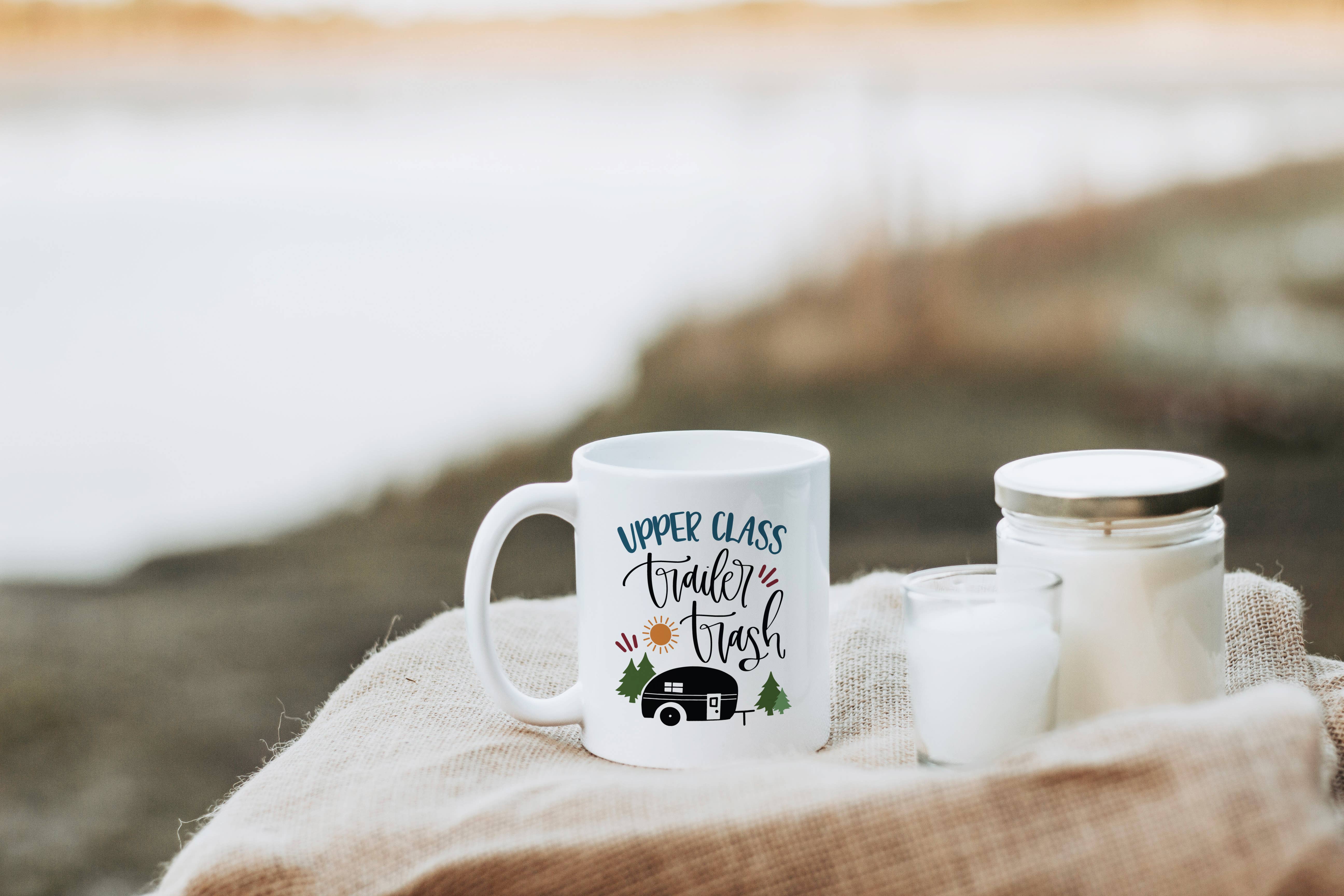 Canary Road - Vente Tasse à café - Tasse amusante Trailer Trash, tasse à café pour camping-cars, barbecue0