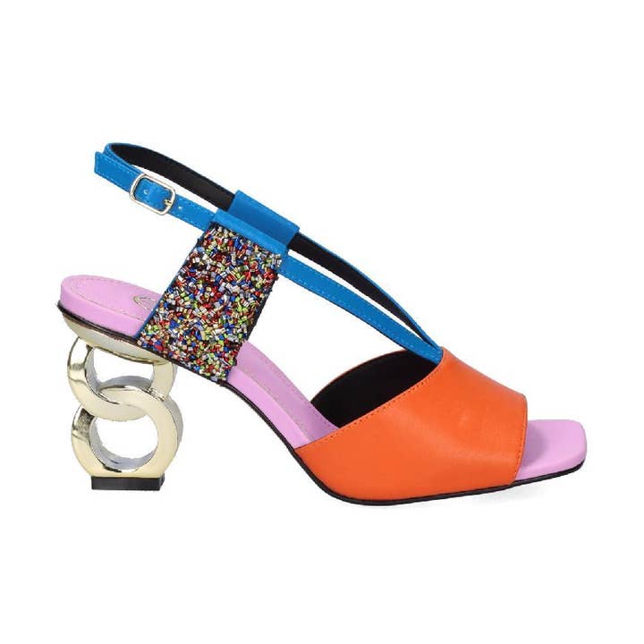 Sandalia Lilian 165 - Coral por atacado de Exé shoes