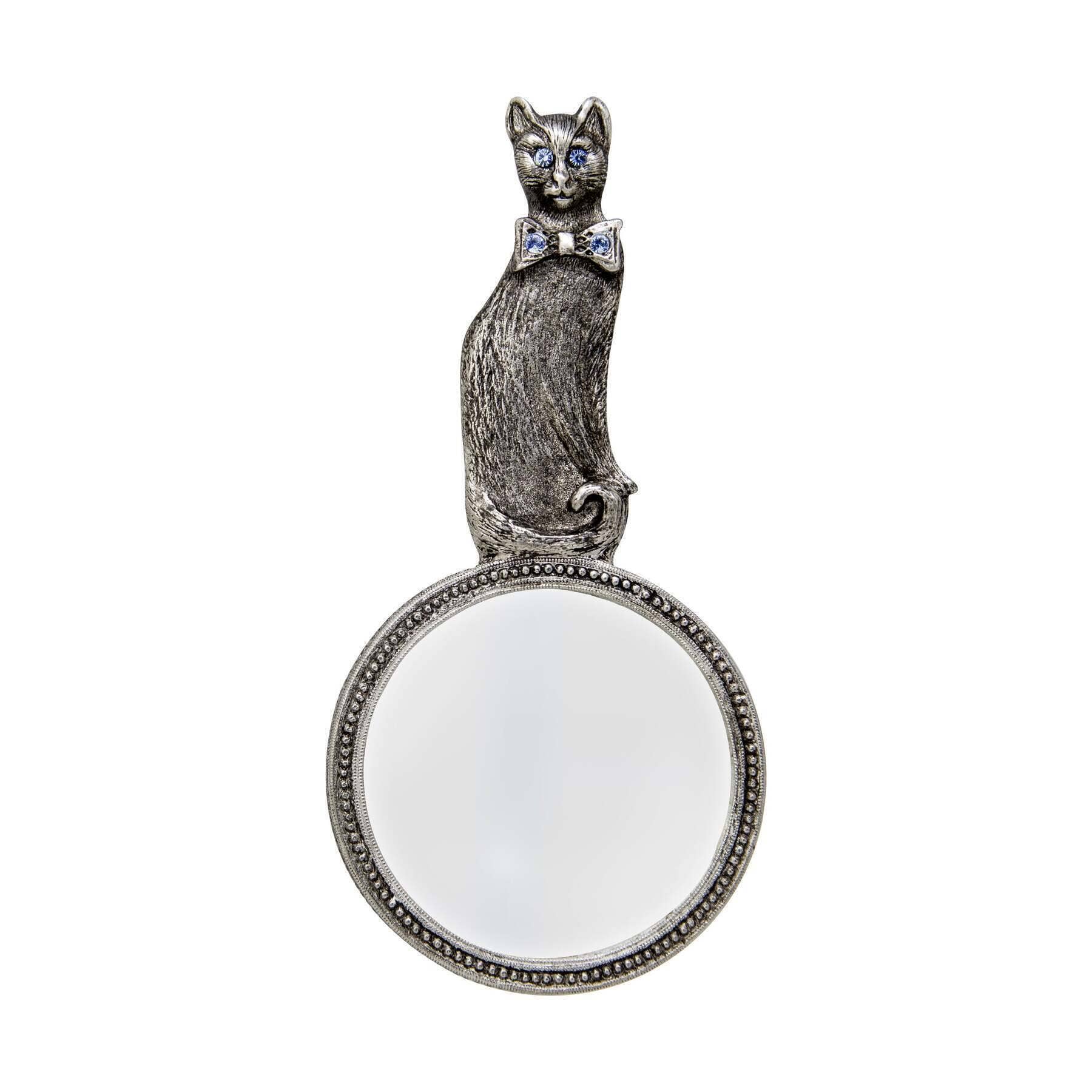1928 Jewelry Light Sapphire Blue Crystal Cat Handheld Magnifying Glass - Magnification Power 1-2X for wholesale on Faire0
