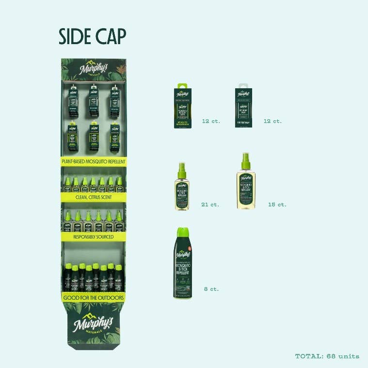 Murphy's Naturals - Wholesale Retailer Display - Beauty & Wellness - Murphy's Naturals Side Cap Floor Display ($604.00 Retail)2