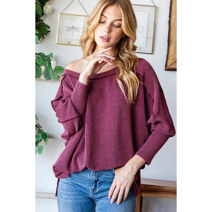 LANGÆRMET LØS PASFORM TOP for engroshandel hos Reborn J