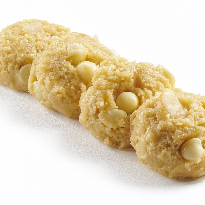 David's Cookies - Wholesale Cookie Mix - Preformed Macadamia White Chip Cookie Dough - 8 40oz boxes