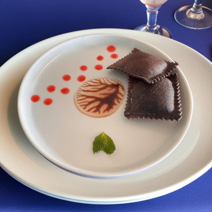 Pastazerts - Wholesale Cake - Chocolate Ravioli - Strawberry Cheesecake - RETAIL 6 PK Case3