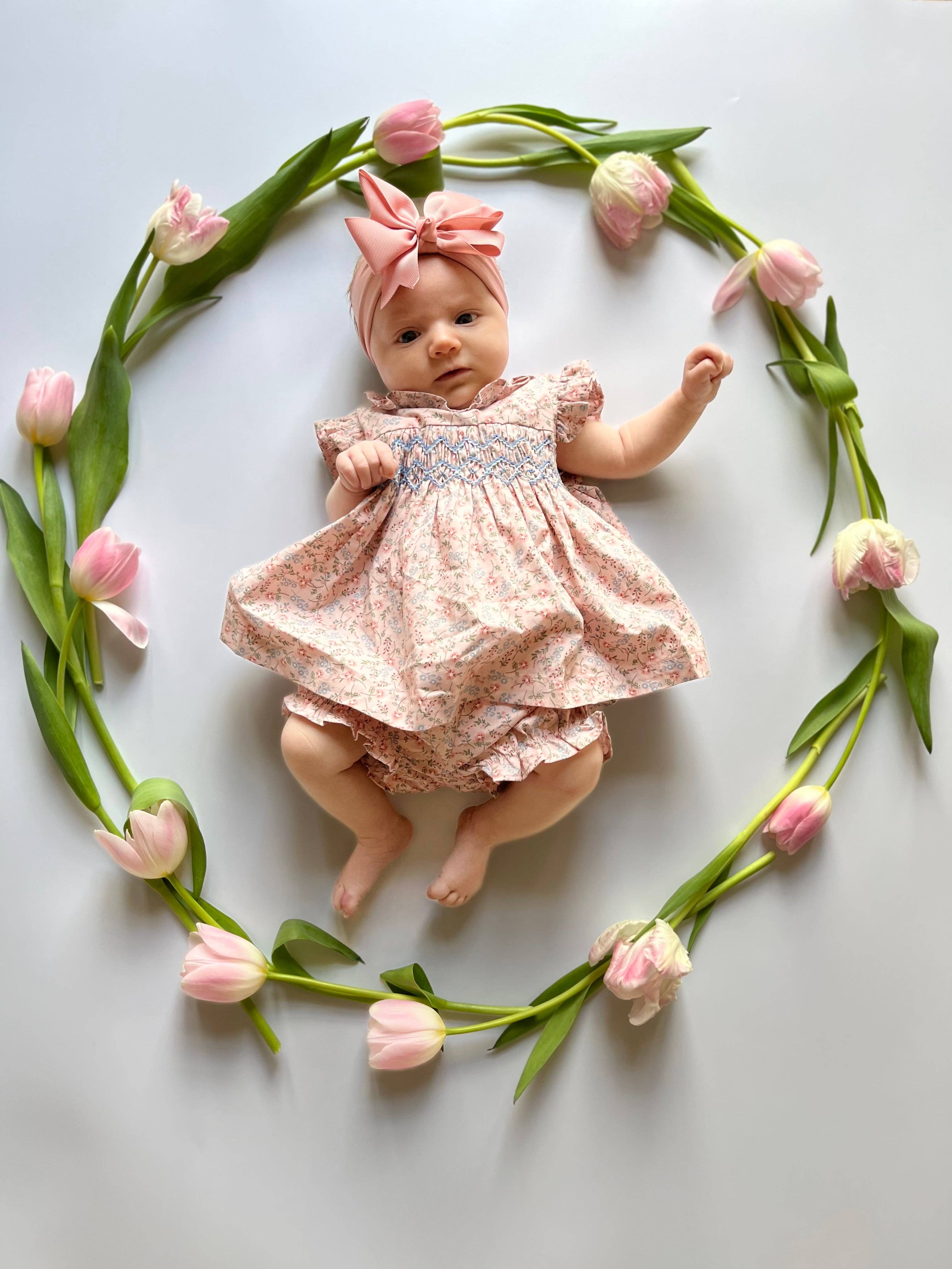 Petite Moss – Engroshandel Kjole - Børn – Gwyneth Smocked Kjole8