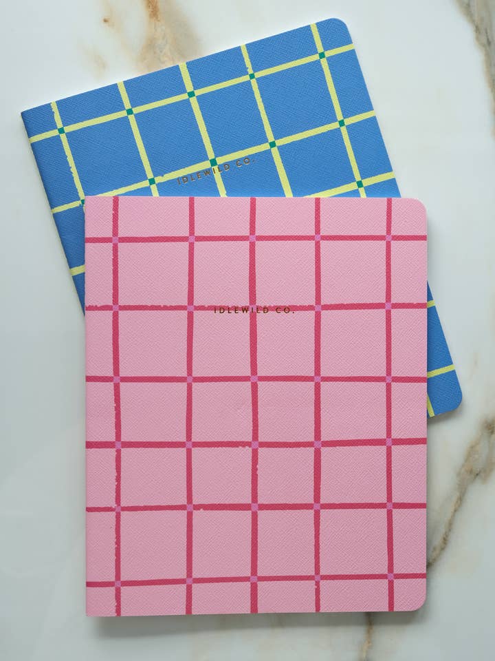 Cuaderno Dúo | Cuadrícula Rosa para venta al por mayor de Idlewild Co.