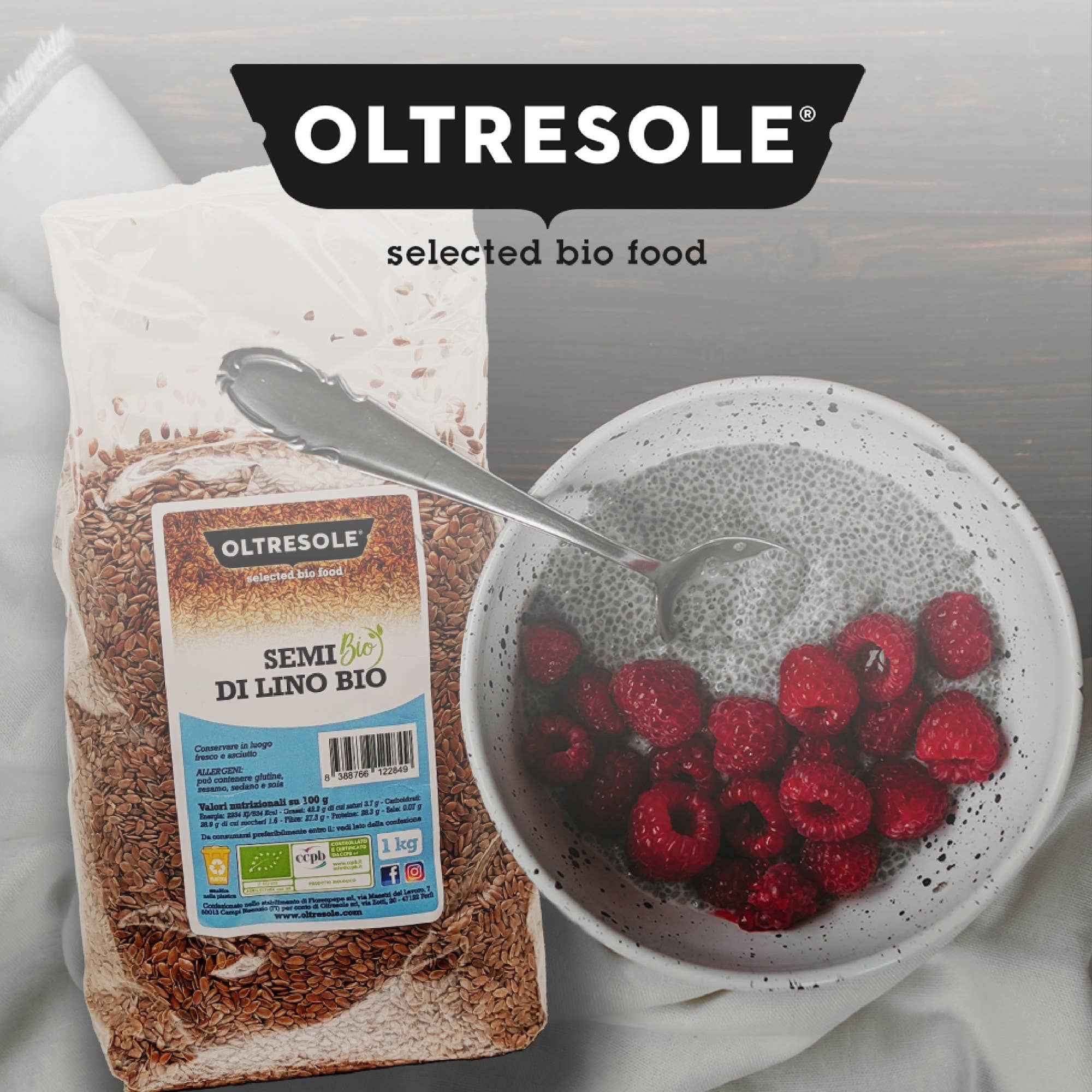 Oltresole - Wholesale Seeds/Kernels - ORGANIC FLAXSEEDS 1 Kg7