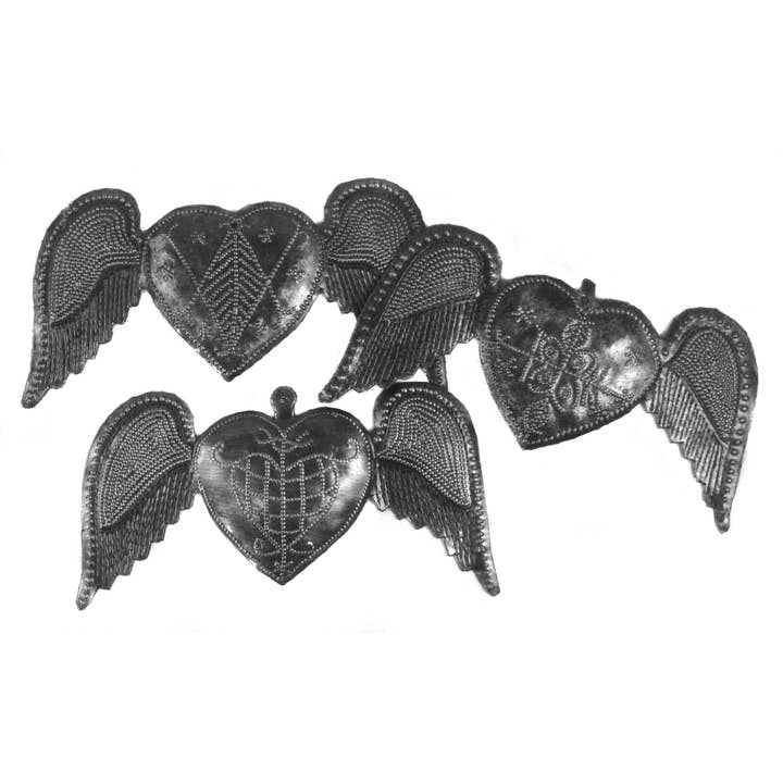 Beyond Borders - Wholesale Wall Accent - Flying Hearts (Set of 3)