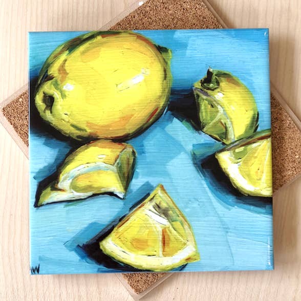 Lemons Trivet for wholesale by Art by Alyssa