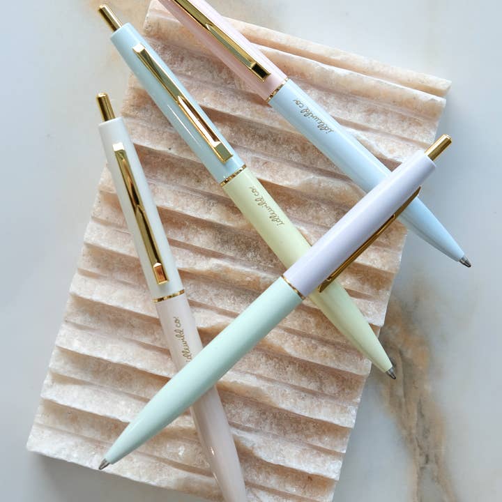 Idlewild Co. - Wholesale Pen - Retro Pen Set of Four | Pastel Rainbow3