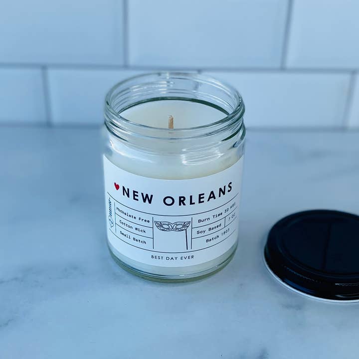 Rambling Caravan - Wholesale Jar/Filled Candle - New Orleans, LA Candle2