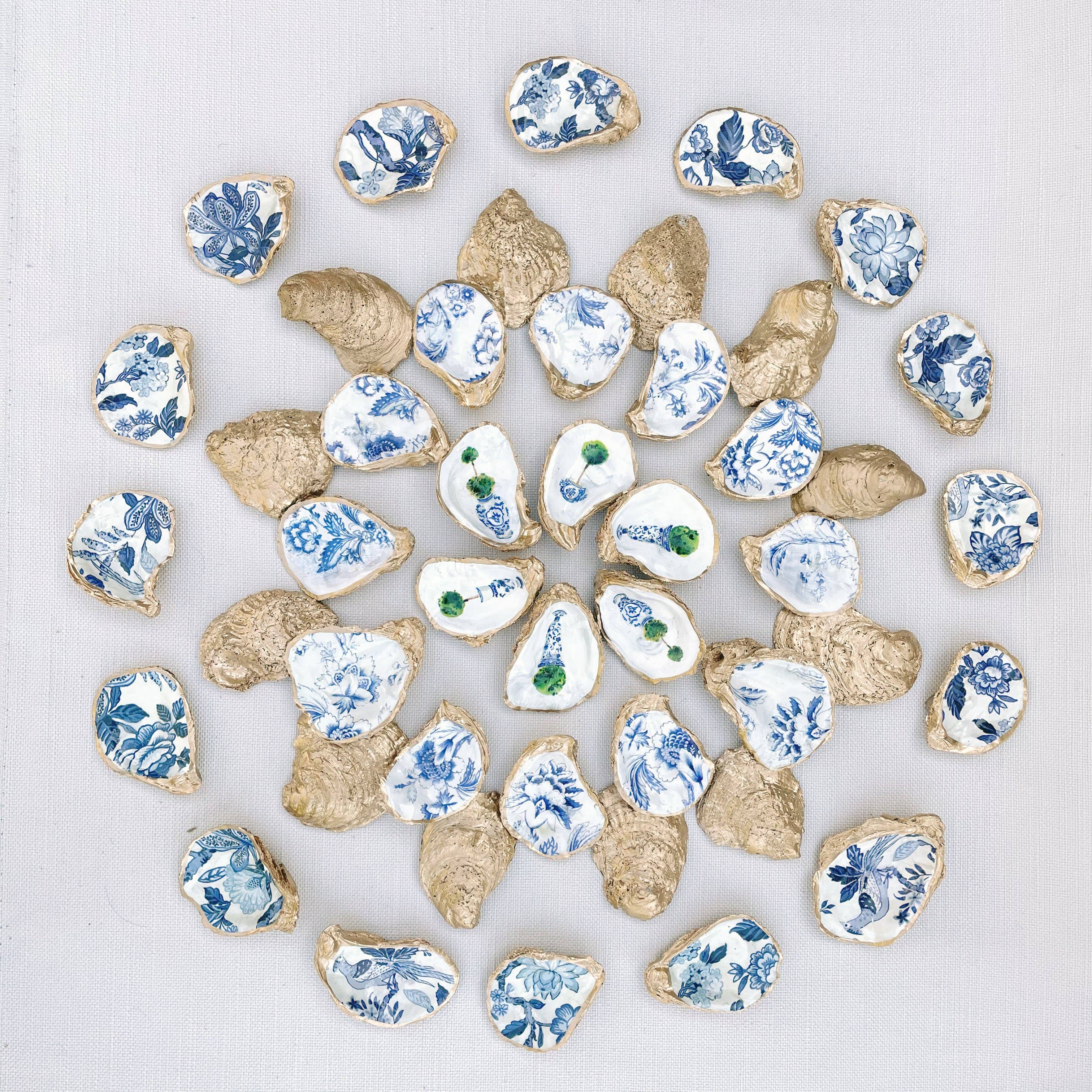 Kcrookdesign - Venta al por mayor Joyero de plato - Patrones de porcelana azul y blanca1