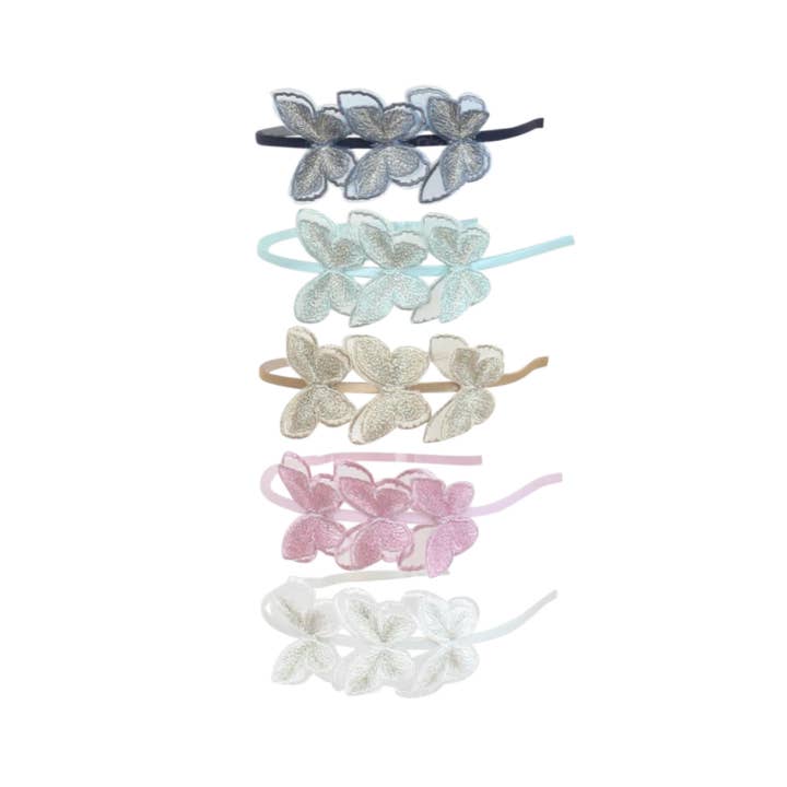Shimmer Butterfly hoofdband voor wholesale door Bows Arts