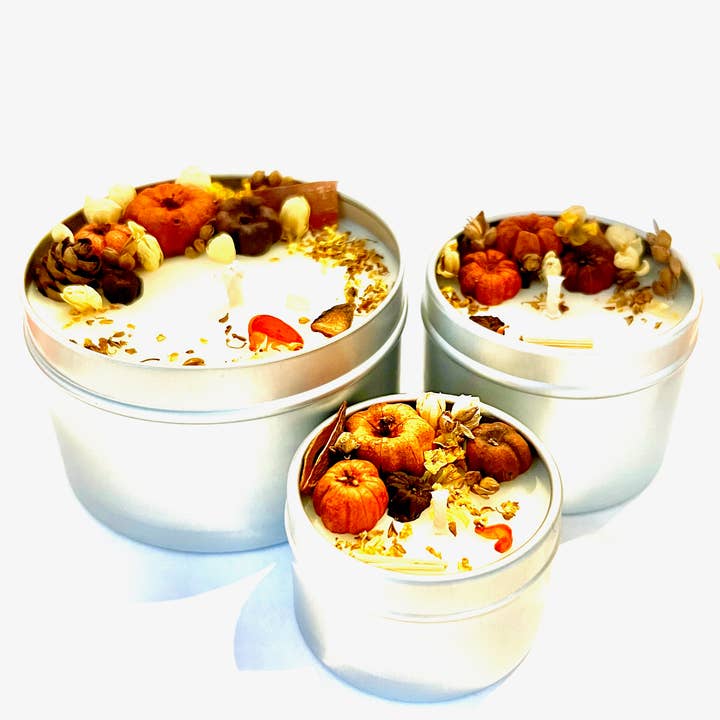 No Ennui - Wholesale Travel Candles - "Hello Pumpkin" Harvest Blend Fall/Autumn soy candle7