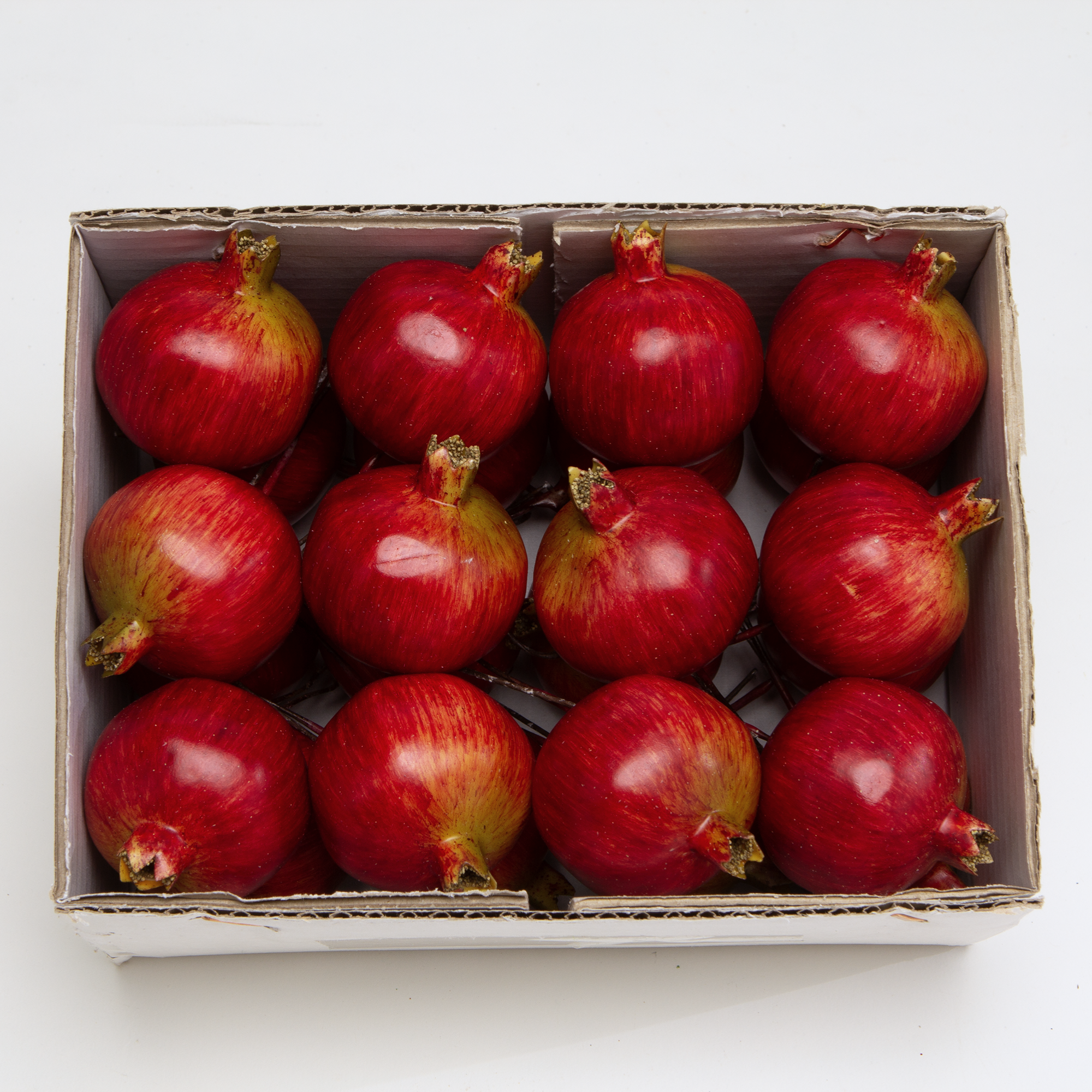 Jacobson - Wholesale Artificial Plant - 45mm Pomegranate on Wire - Faux Fruit4