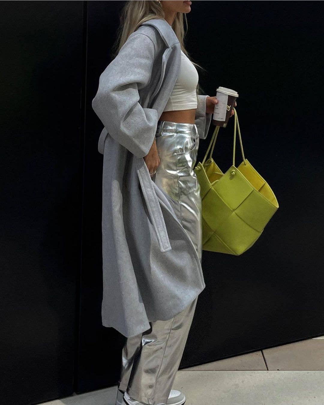 Amy Lynn - Wholesale Pants - Women's - Lupe Straight Faux Leather Metallic Pants21