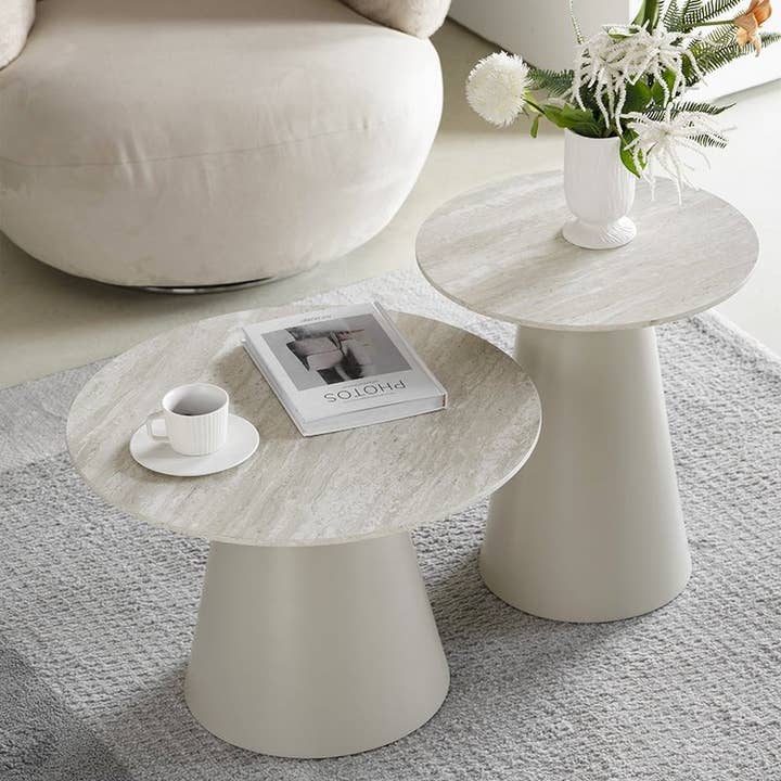 Furnhouse – wholesale Soffbord – Runt Soffbord Tango ø80x45 cm - Grå9