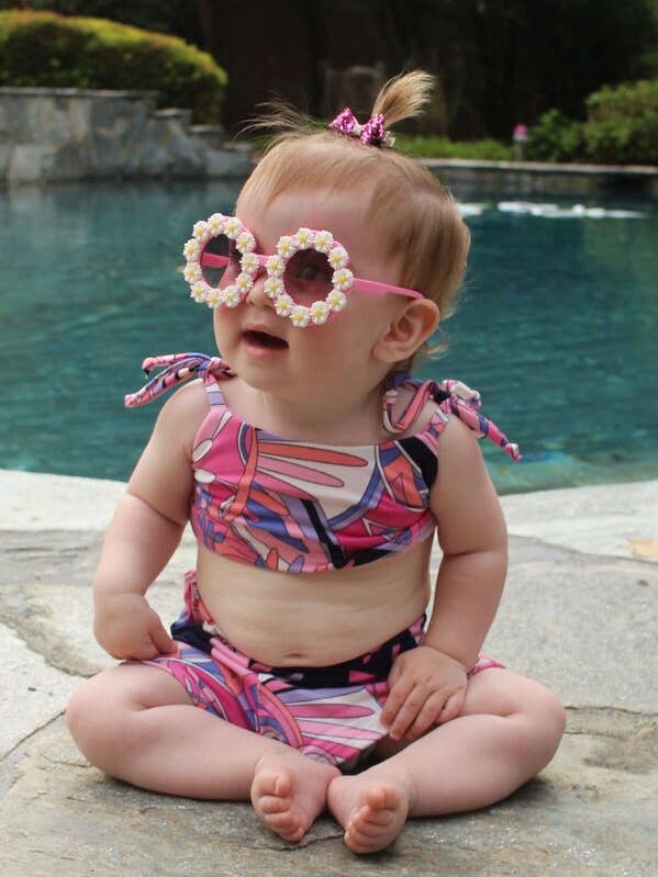 Top con pajarita Pucci para bebé para venta al por mayor de Les Tout Petits