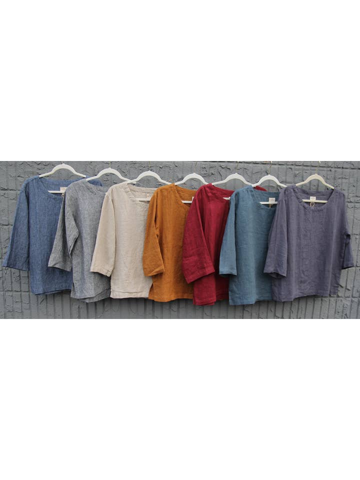 VIKOLINO - Wholesale Blouse - Women's - Linen Bella Top9