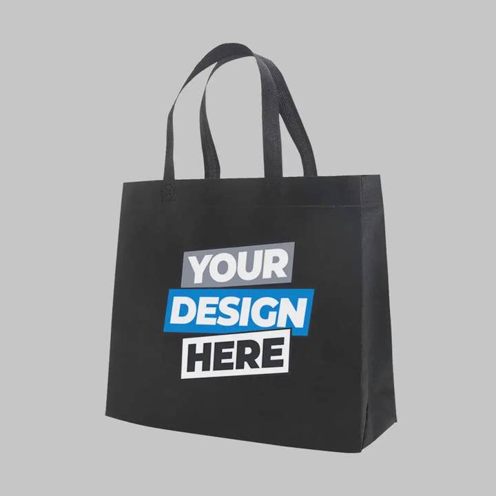 Custom Logo Large Tote Bag • Full Color Print, Trade Show for wholesale by Swag Print