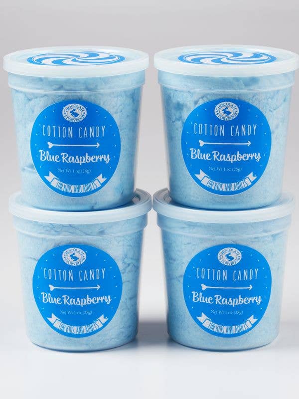 Fairy Tale Cotton Candy - Wholesale Cotton Candy - Fun Size Blue Raspberry Cotton Candy (80 ct.)0