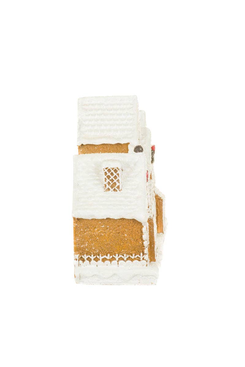 Starlight Collection - Wholesale Decorative tabletop object - NEW-White/Red Glittery Led Gingerbread Townscape Display5
