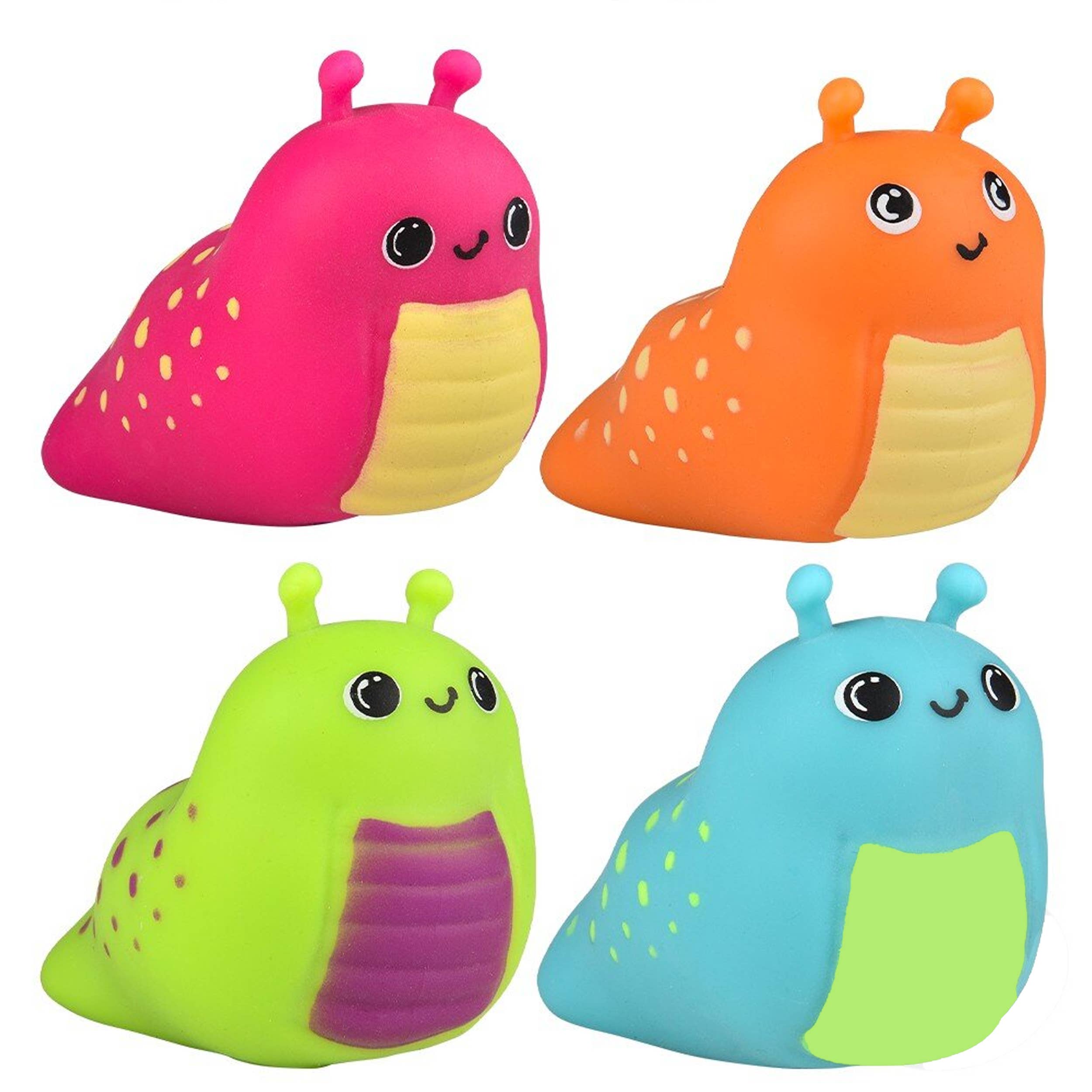 JSBlueRidge Toys - Wholesale Squishy Toy - Kids & Baby - Slug Squish & Stretch Fidget Kids Toy- Assorted5