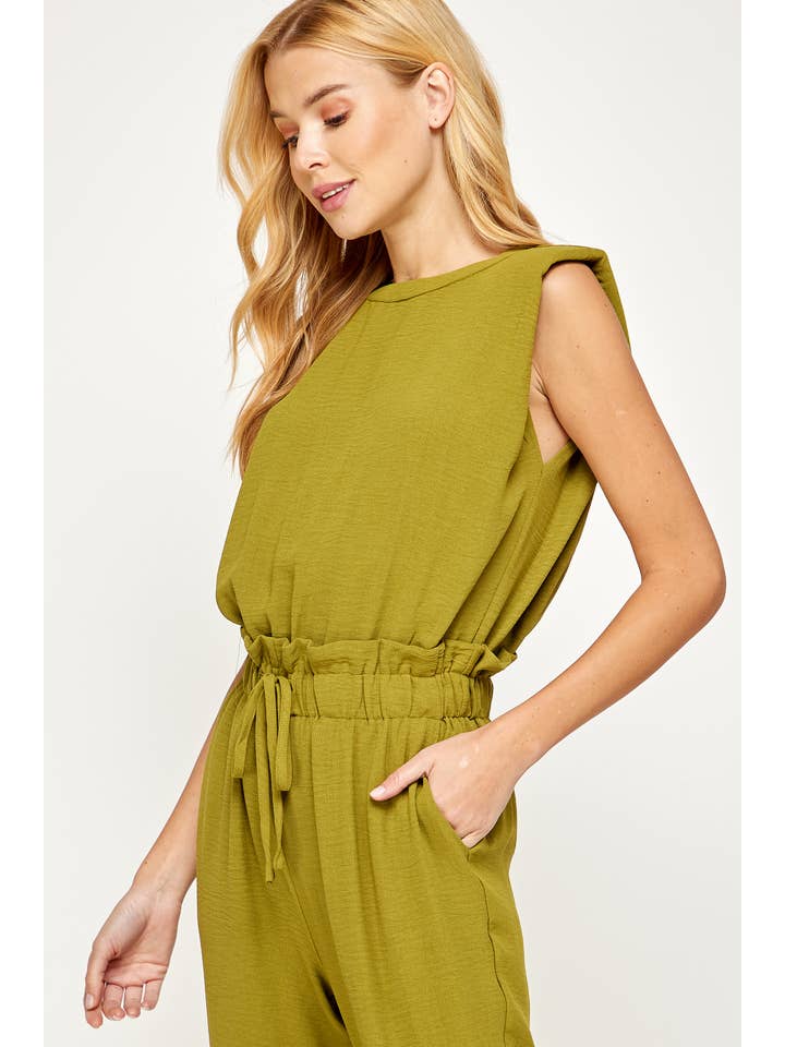 Strut & Bolt – wholesale Jumpsuit – Women's – Shoulder Muscle Padded Sleeveless Jogging Jumpsuit20