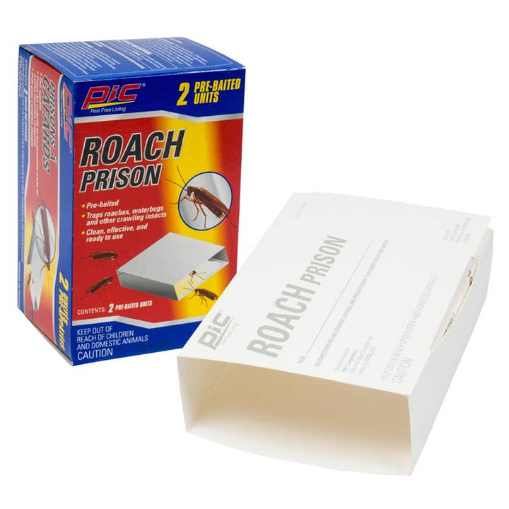 Deluxe Import Trading - Wholesale Insect Repellent - Pic Roach Prison Glue Trap 2-pack